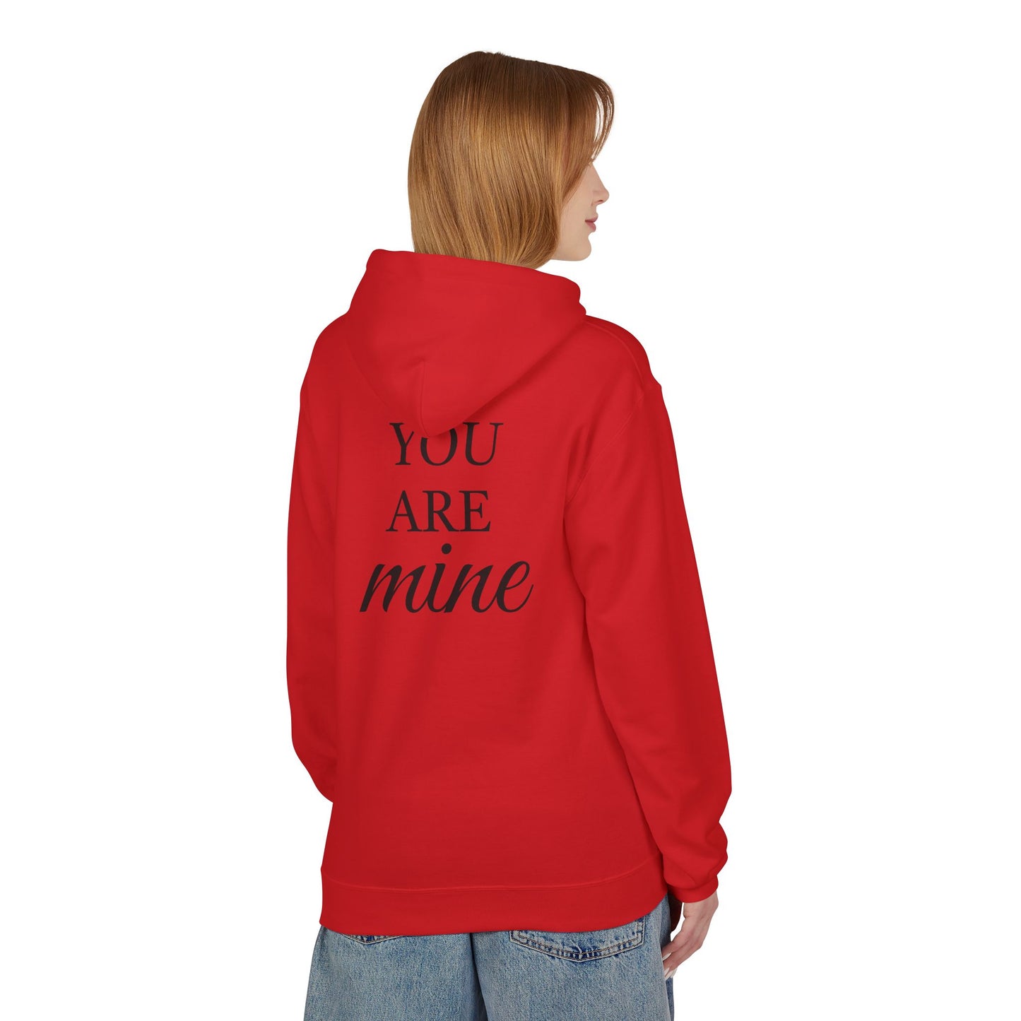Hoodie "I Am Yours / You Are Mine" Romantic Script Pullover