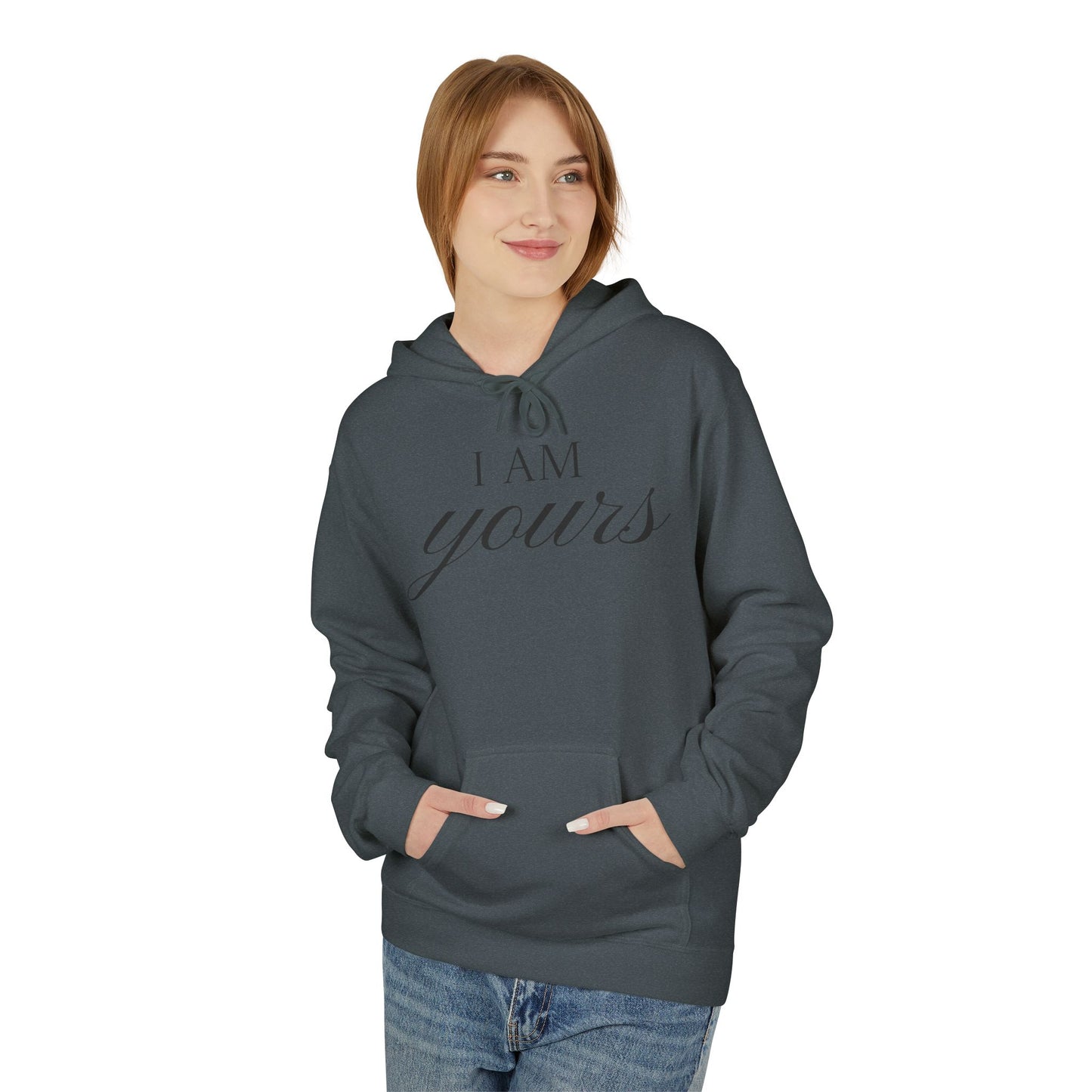 Hoodie "I Am Yours / You Are Mine" Romantic Script Pullover