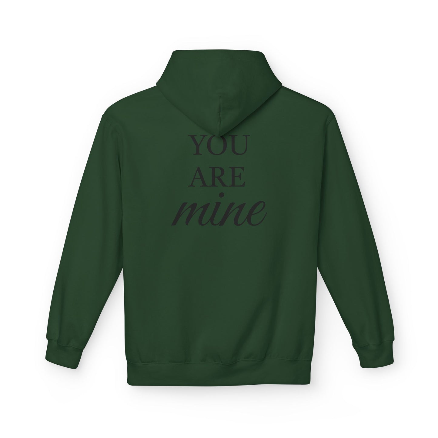 Hoodie "I Am Yours / You Are Mine" Romantic Script Pullover
