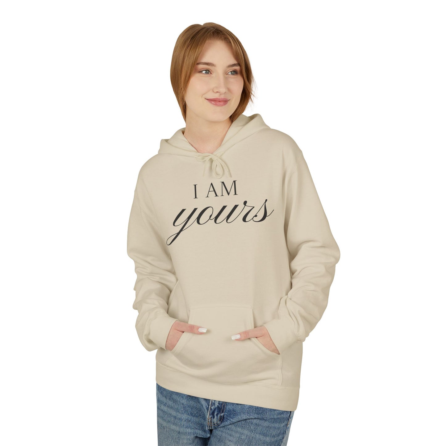 Hoodie "I Am Yours / You Are Mine" Romantic Script Pullover