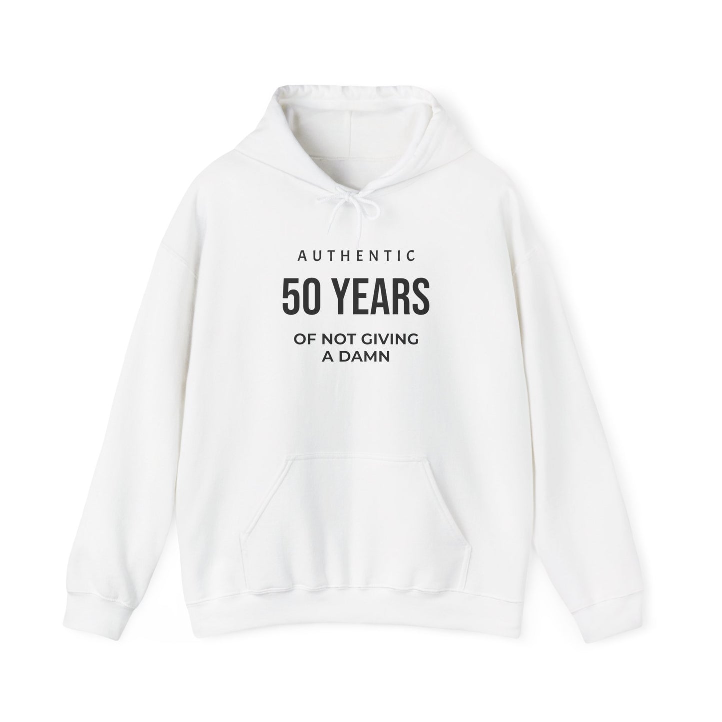 50 Years of Not Giving a Damn Hoodie — Funny 50th Birthday Pullover
