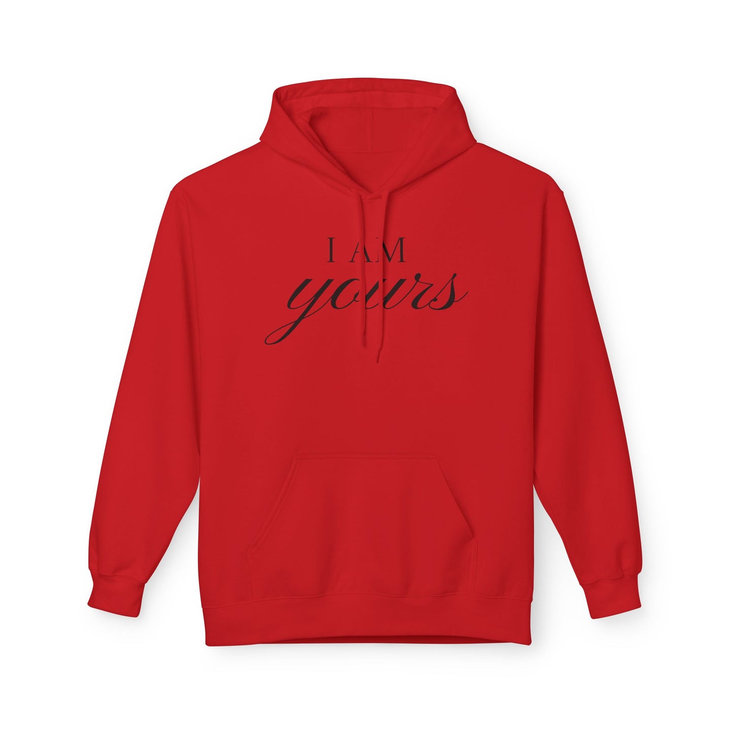 Hoodie "I Am Yours / You Are Mine" Romantic Script Pullover