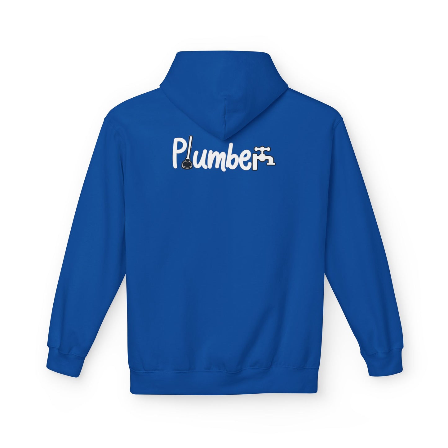 Plumber Hoodie - Funny Plumber Logo Pullover for Tradespeople