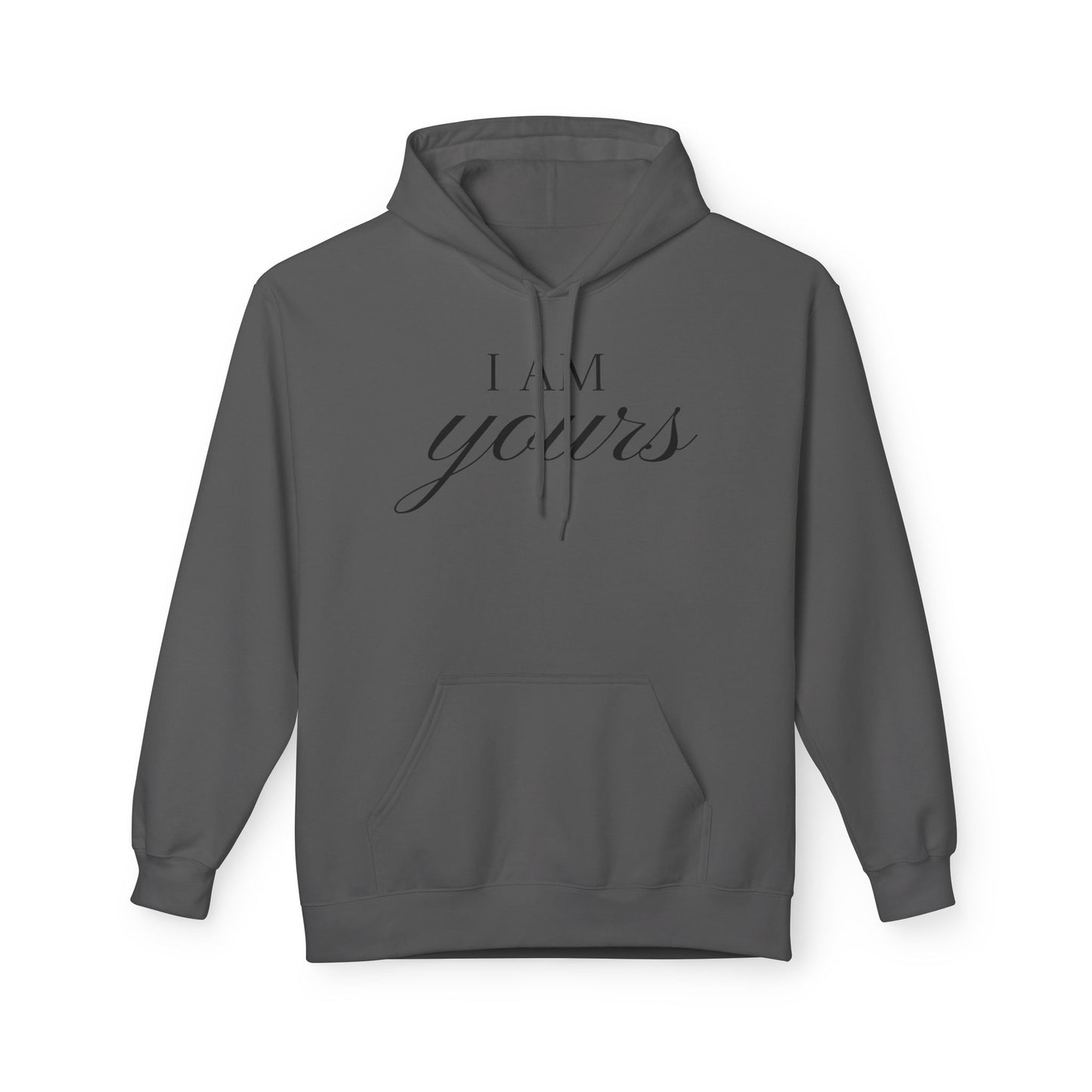 Hoodie "I Am Yours / You Are Mine" Romantic Script Pullover