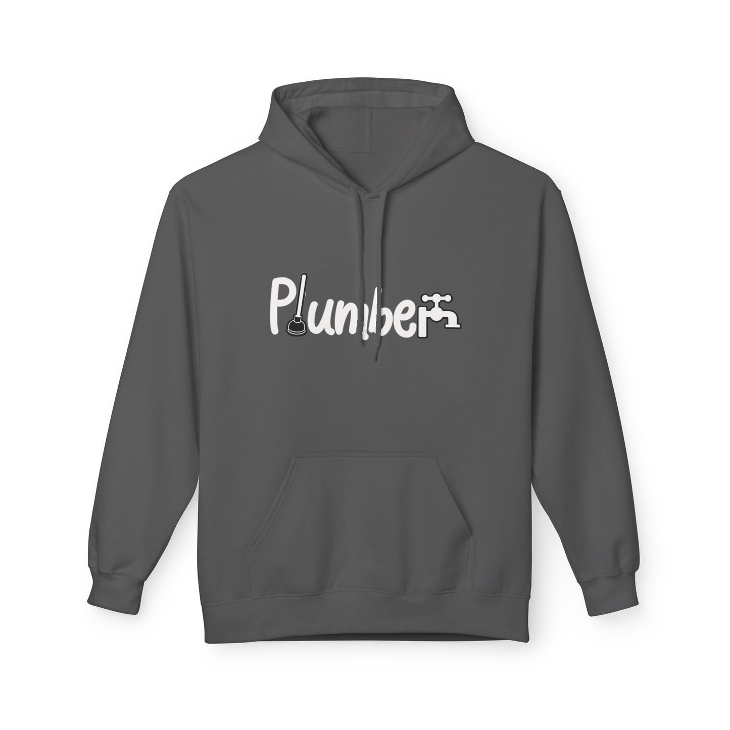Plumber Hoodie - Funny Plumber Logo Pullover for Tradespeople