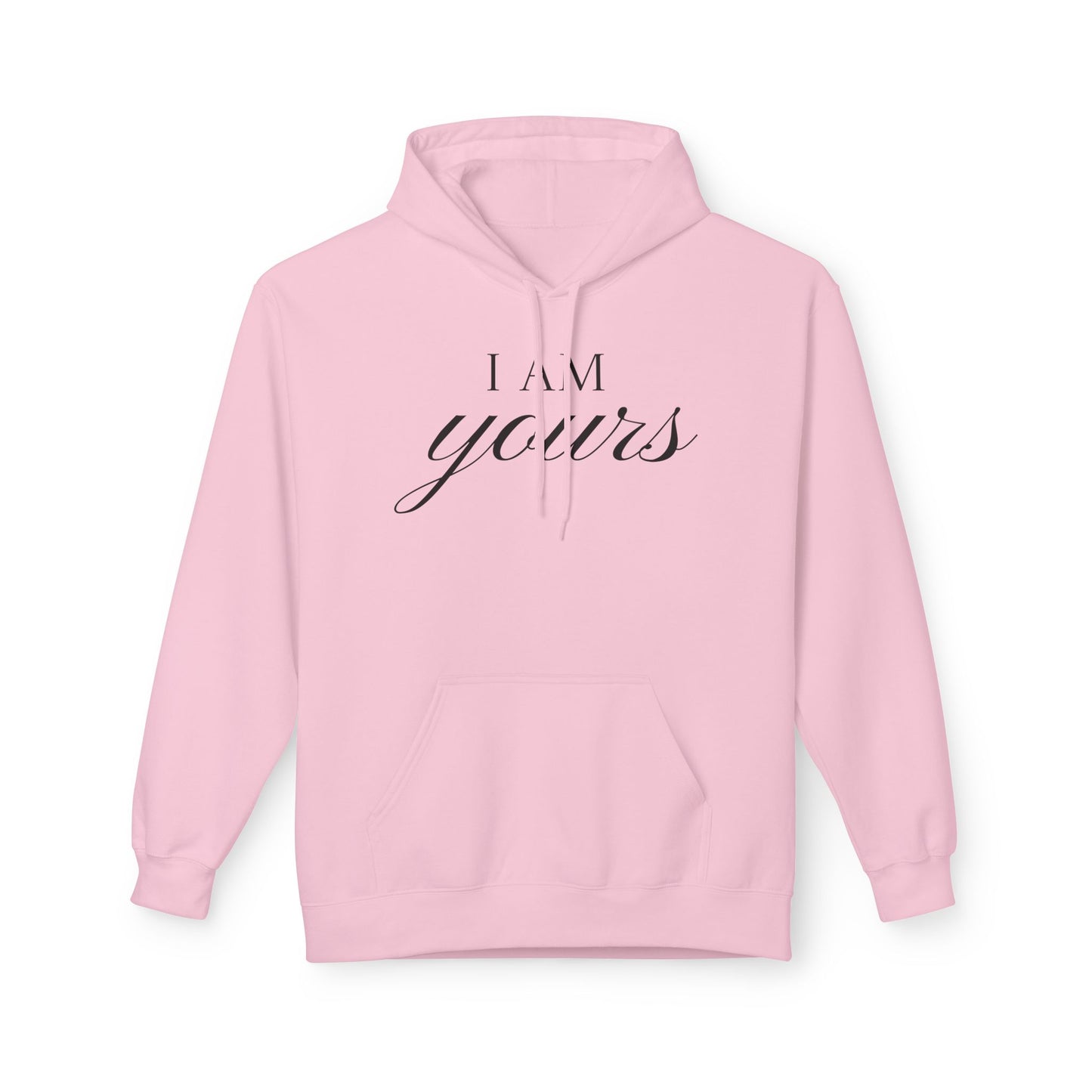 Hoodie "I Am Yours / You Are Mine" Romantic Script Pullover