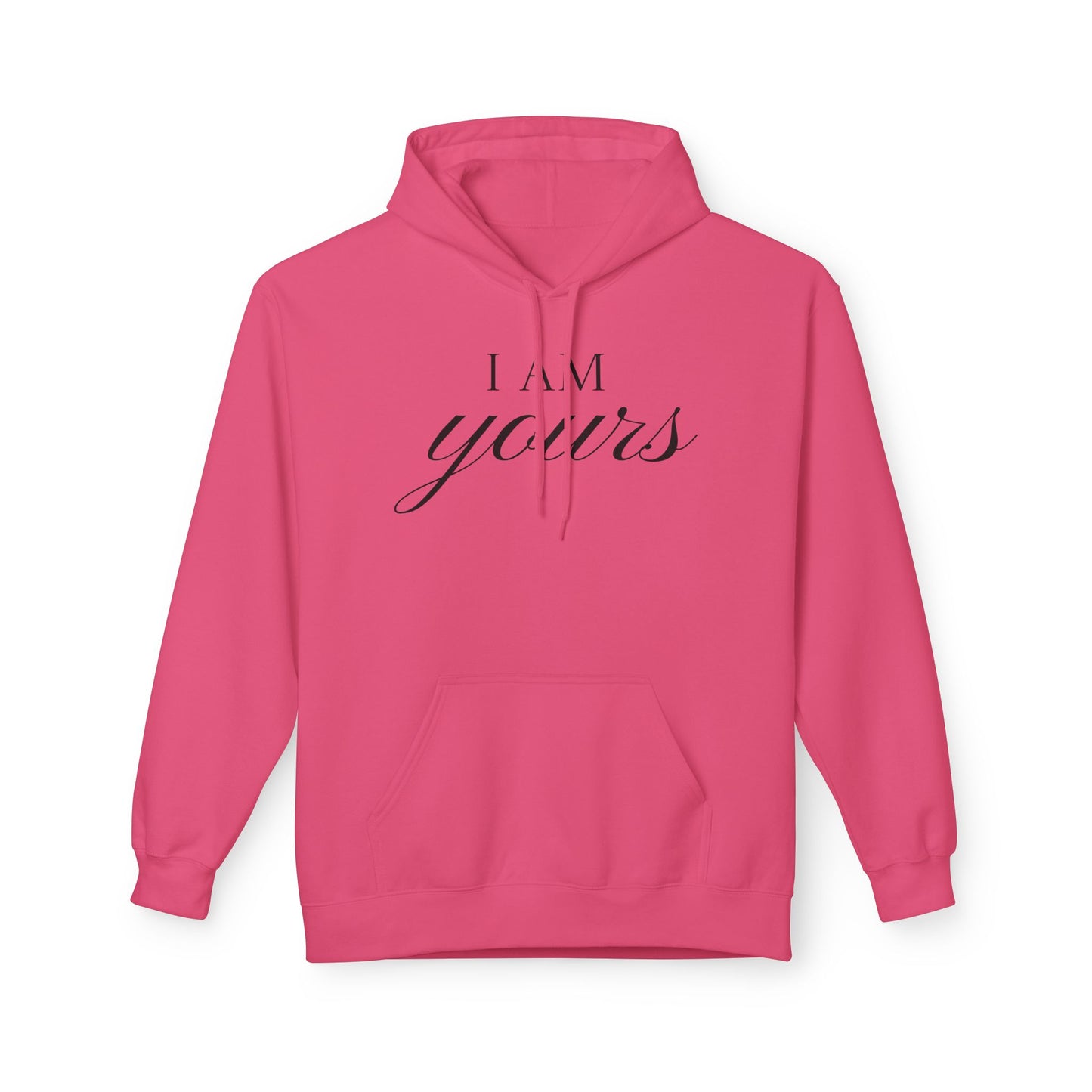 Hoodie "I Am Yours / You Are Mine" Romantic Script Pullover