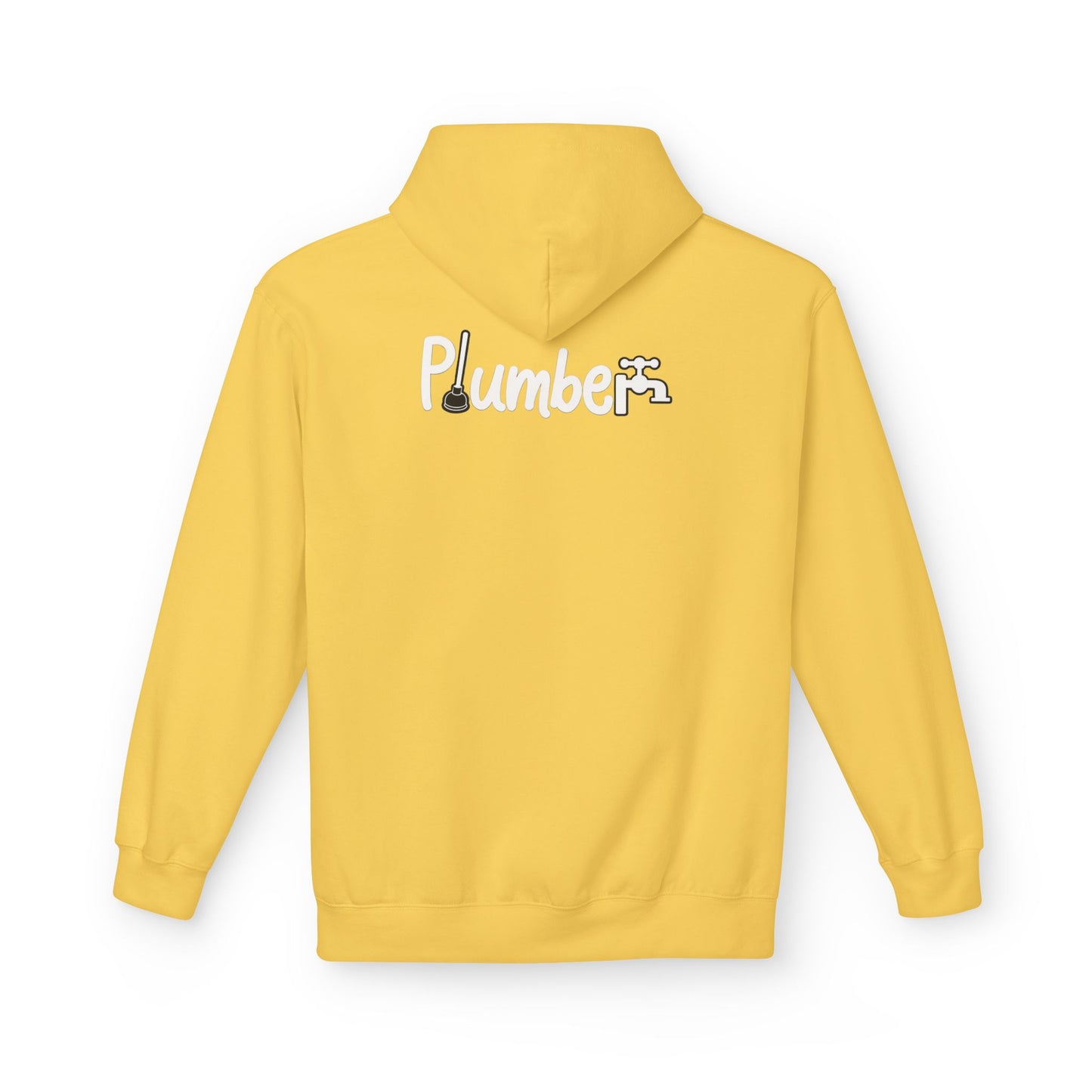 Plumber Hoodie - Funny Plumber Logo Pullover for Tradespeople