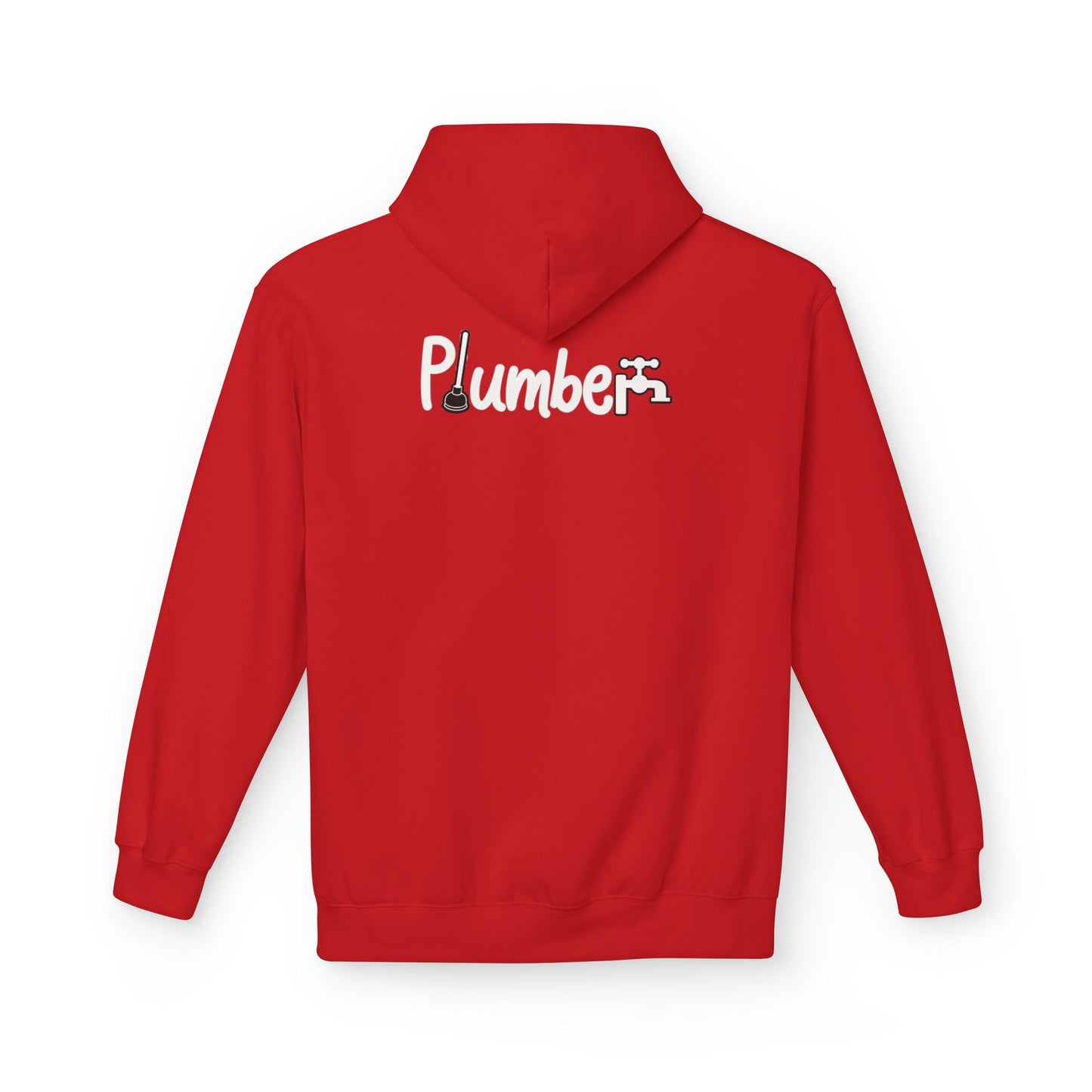Plumber Hoodie - Funny Plumber Logo Pullover for Tradespeople