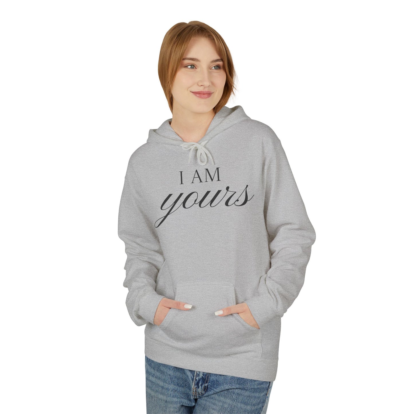 Hoodie "I Am Yours / You Are Mine" Romantic Script Pullover