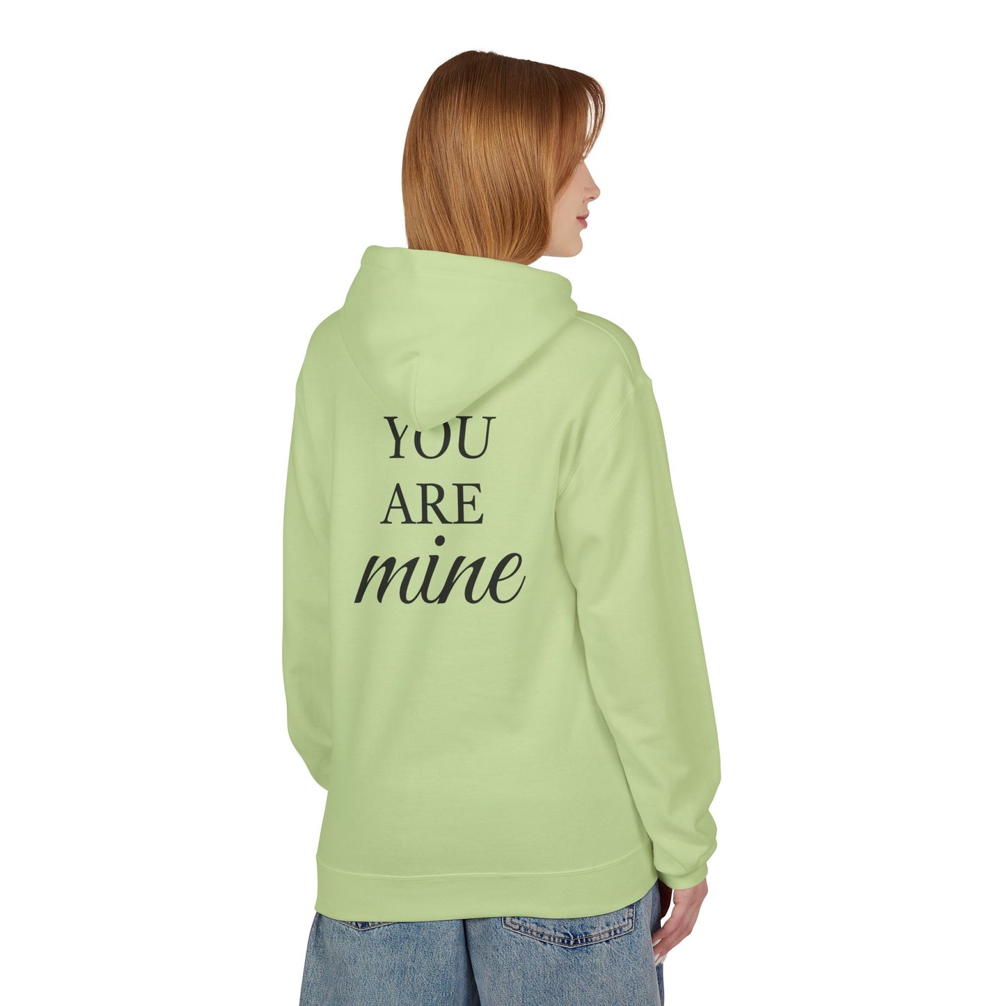 Hoodie "I Am Yours / You Are Mine" Romantic Script Pullover