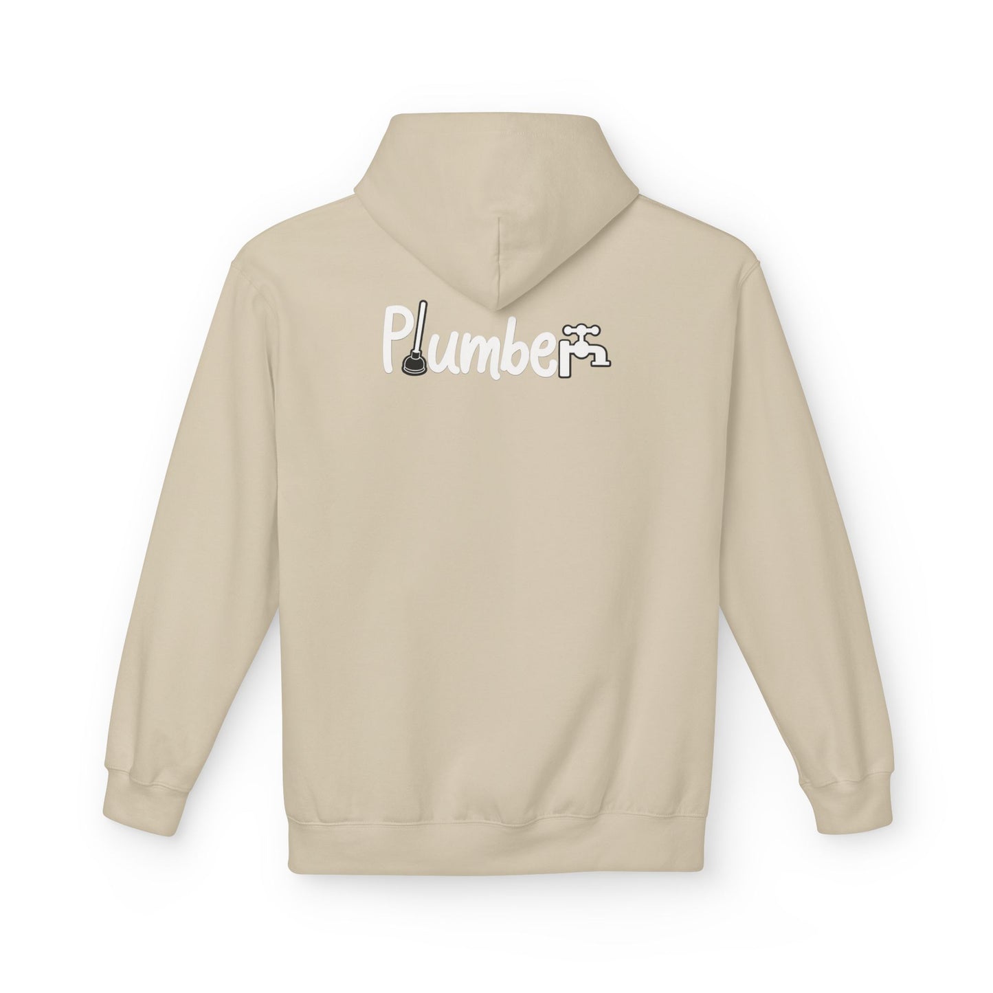 Plumber Hoodie - Funny Plumber Logo Pullover for Tradespeople