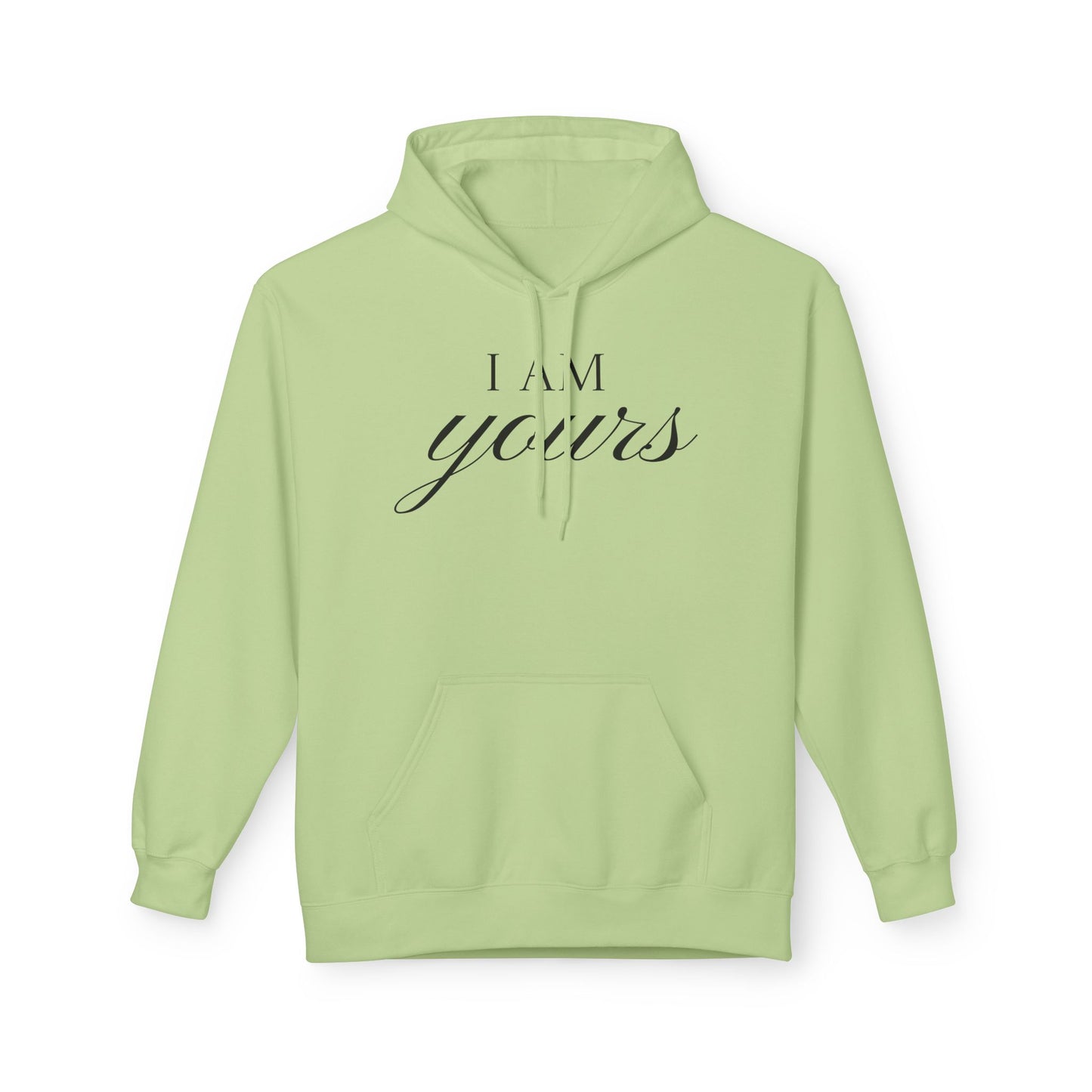 Hoodie "I Am Yours / You Are Mine" Romantic Script Pullover