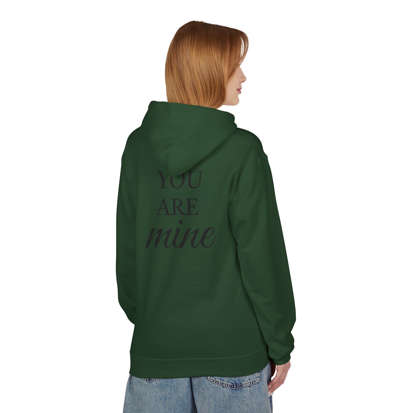 Hoodie "I Am Yours / You Are Mine" Romantic Script Pullover