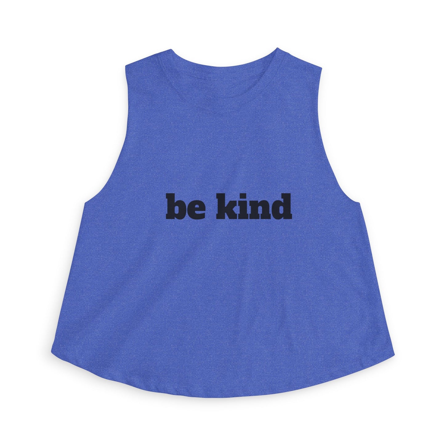 Be Kind Crop Top — Women’s Minimalist Graphic Tank