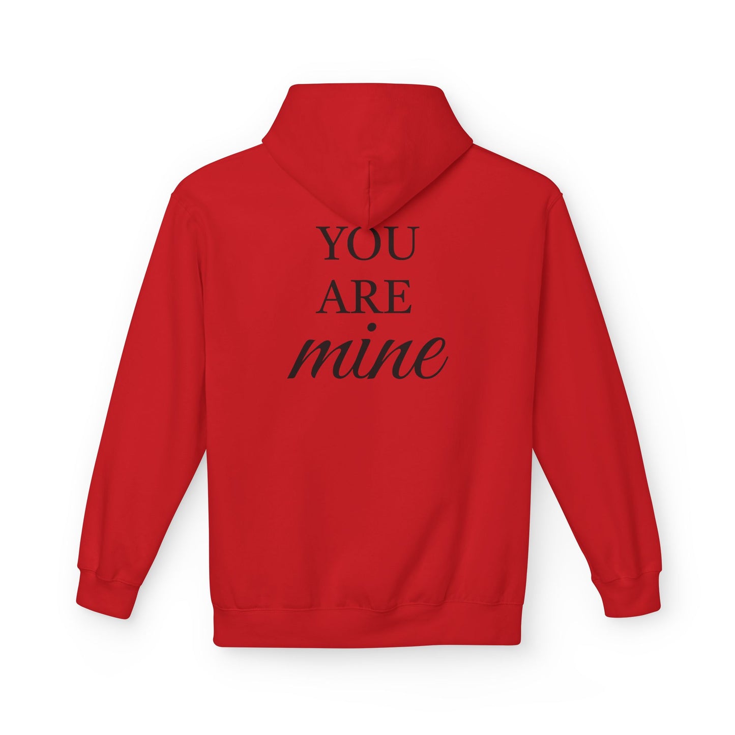 Hoodie "I Am Yours / You Are Mine" Romantic Script Pullover