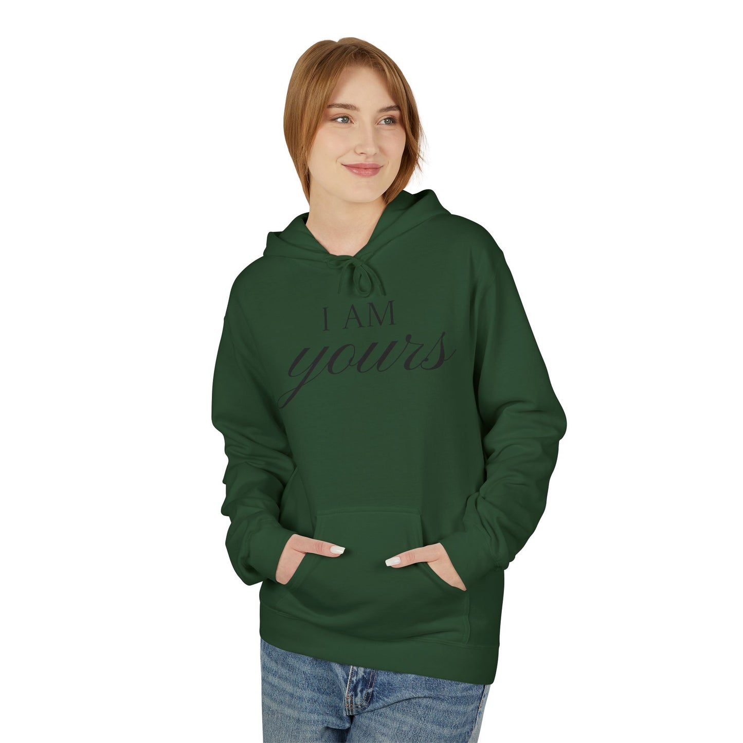 Hoodie "I Am Yours / You Are Mine" Romantic Script Pullover