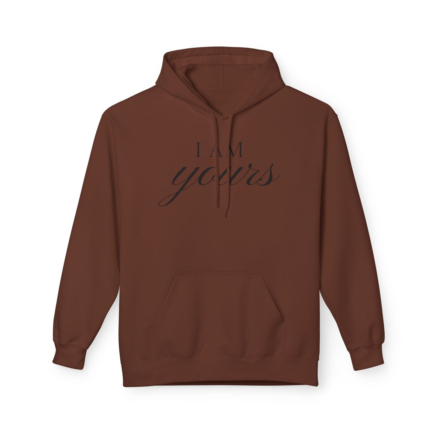 Hoodie "I Am Yours / You Are Mine" Romantic Script Pullover