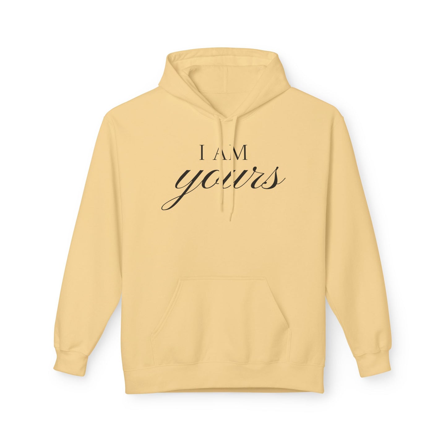 Hoodie "I Am Yours / You Are Mine" Romantic Script Pullover