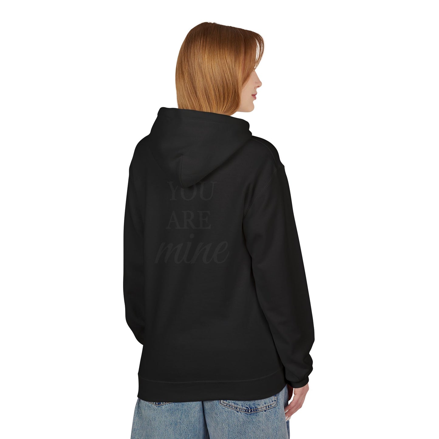 Hoodie "I Am Yours / You Are Mine" Romantic Script Pullover