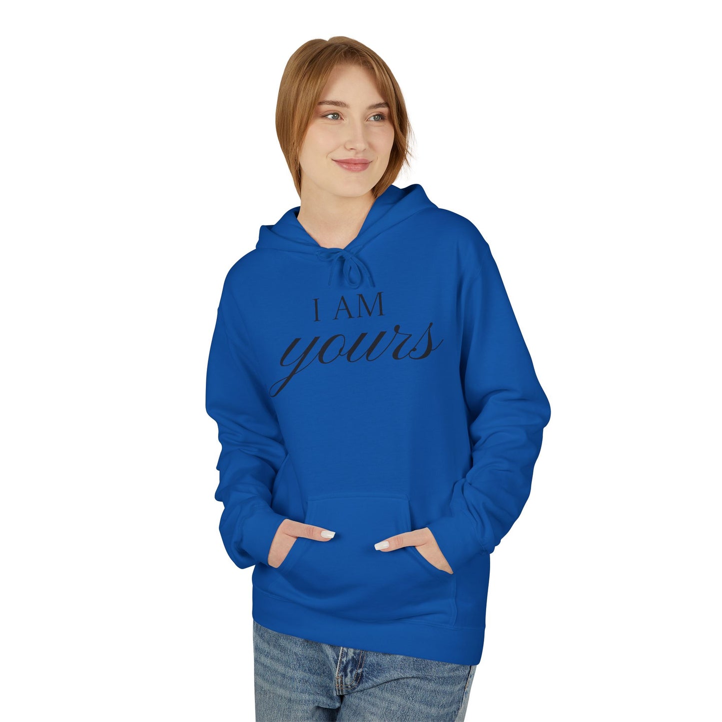 Hoodie "I Am Yours / You Are Mine" Romantic Script Pullover