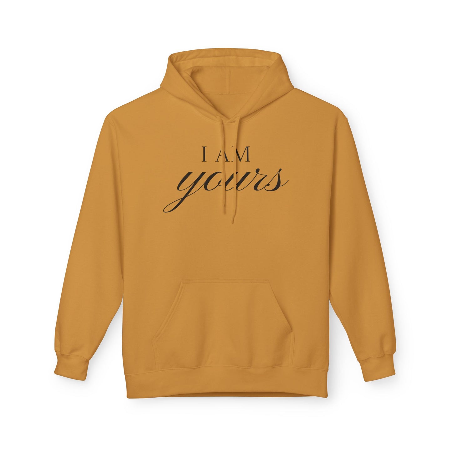 Hoodie "I Am Yours / You Are Mine" Romantic Script Pullover