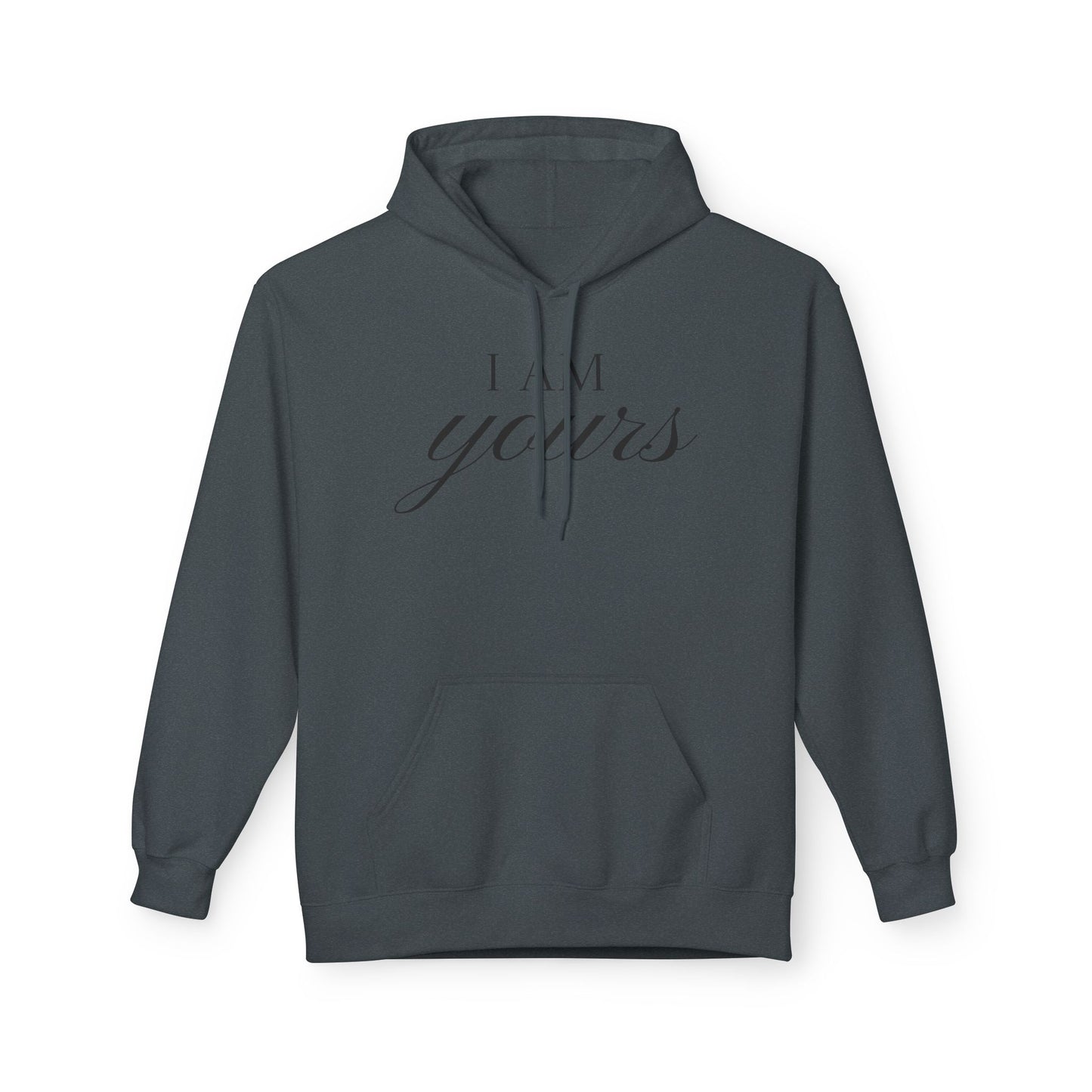 Hoodie "I Am Yours / You Are Mine" Romantic Script Pullover