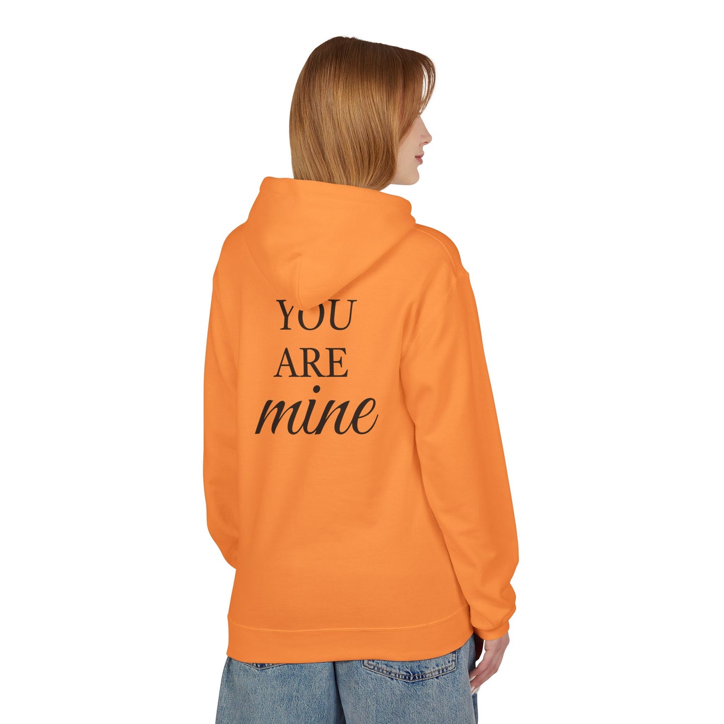 Hoodie "I Am Yours / You Are Mine" Romantic Script Pullover