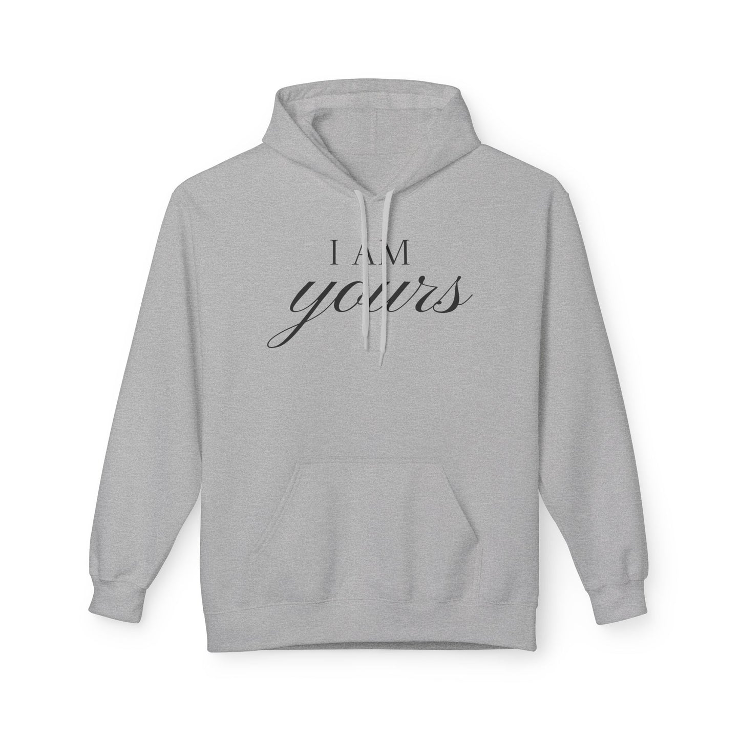 Hoodie "I Am Yours / You Are Mine" Romantic Script Pullover