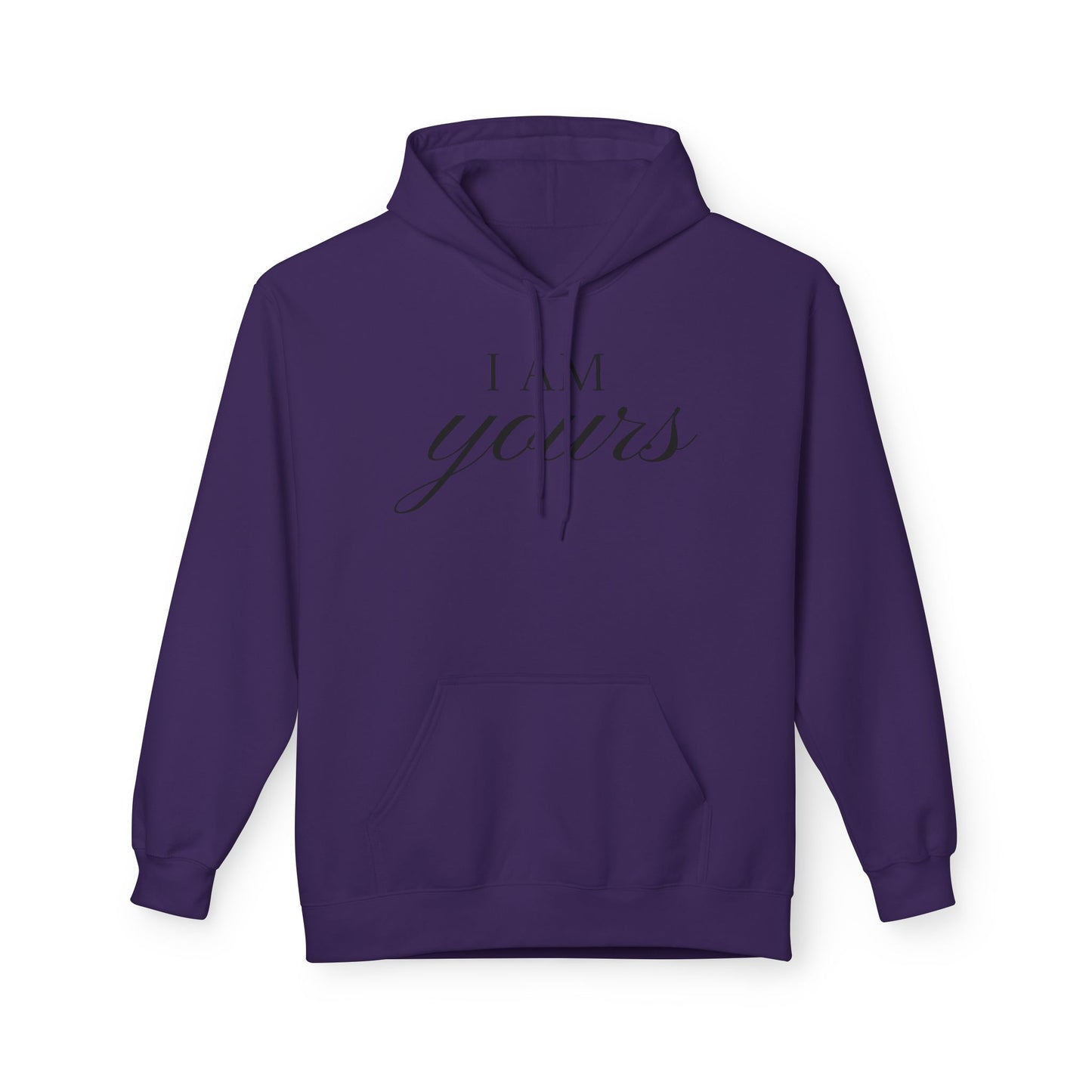 Hoodie "I Am Yours / You Are Mine" Romantic Script Pullover