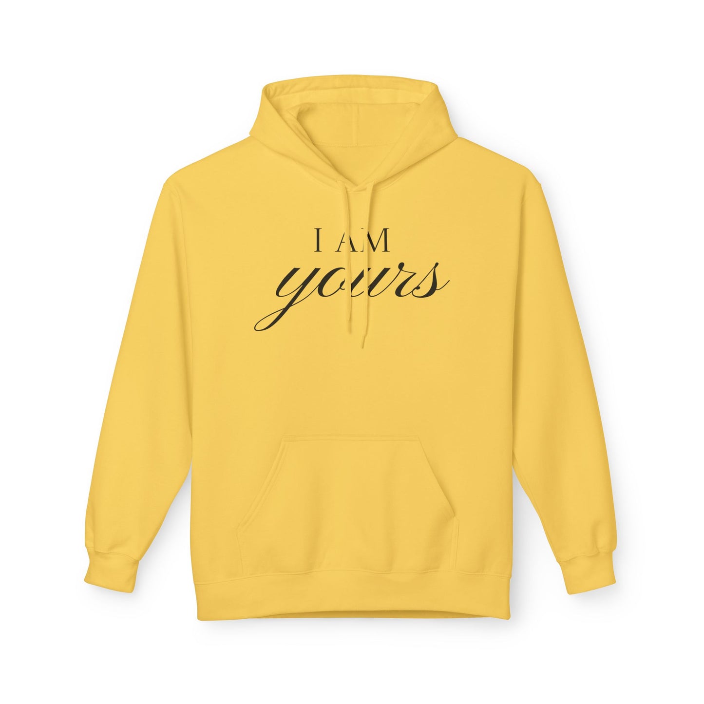 Hoodie "I Am Yours / You Are Mine" Romantic Script Pullover