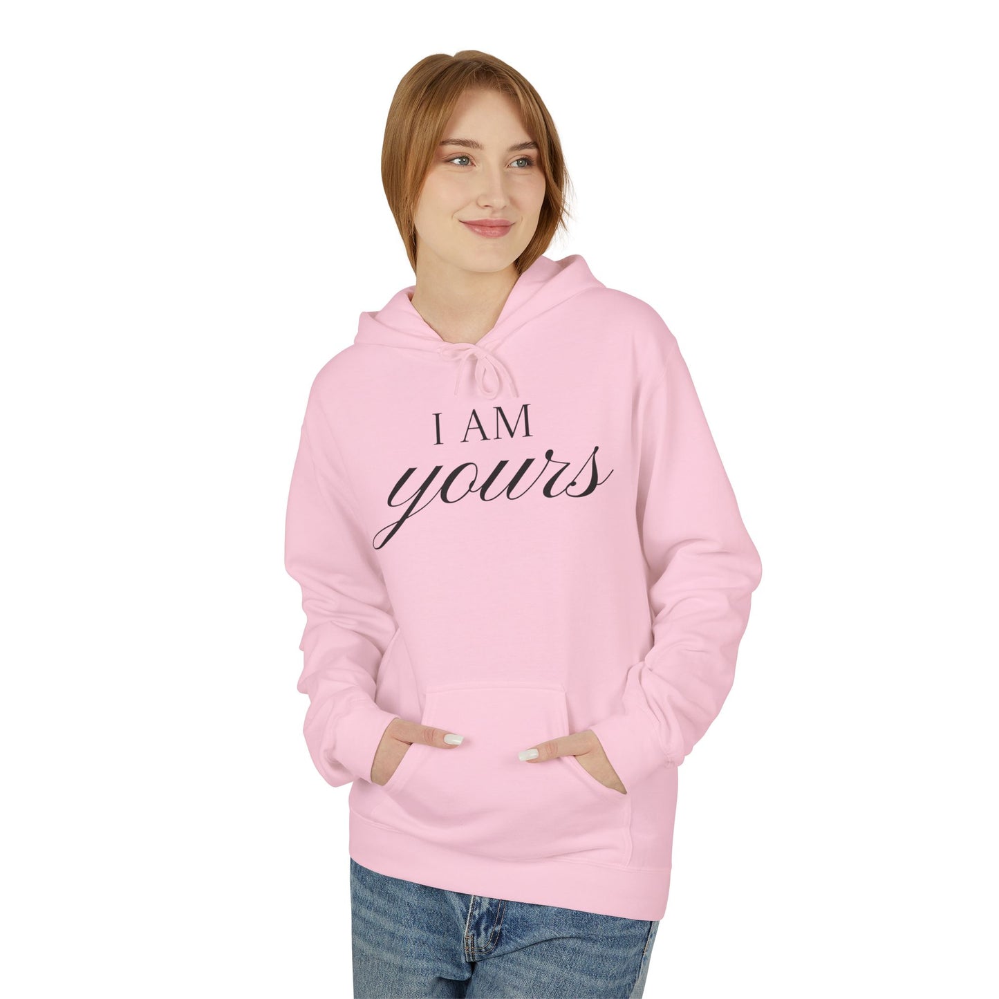 Hoodie "I Am Yours / You Are Mine" Romantic Script Pullover