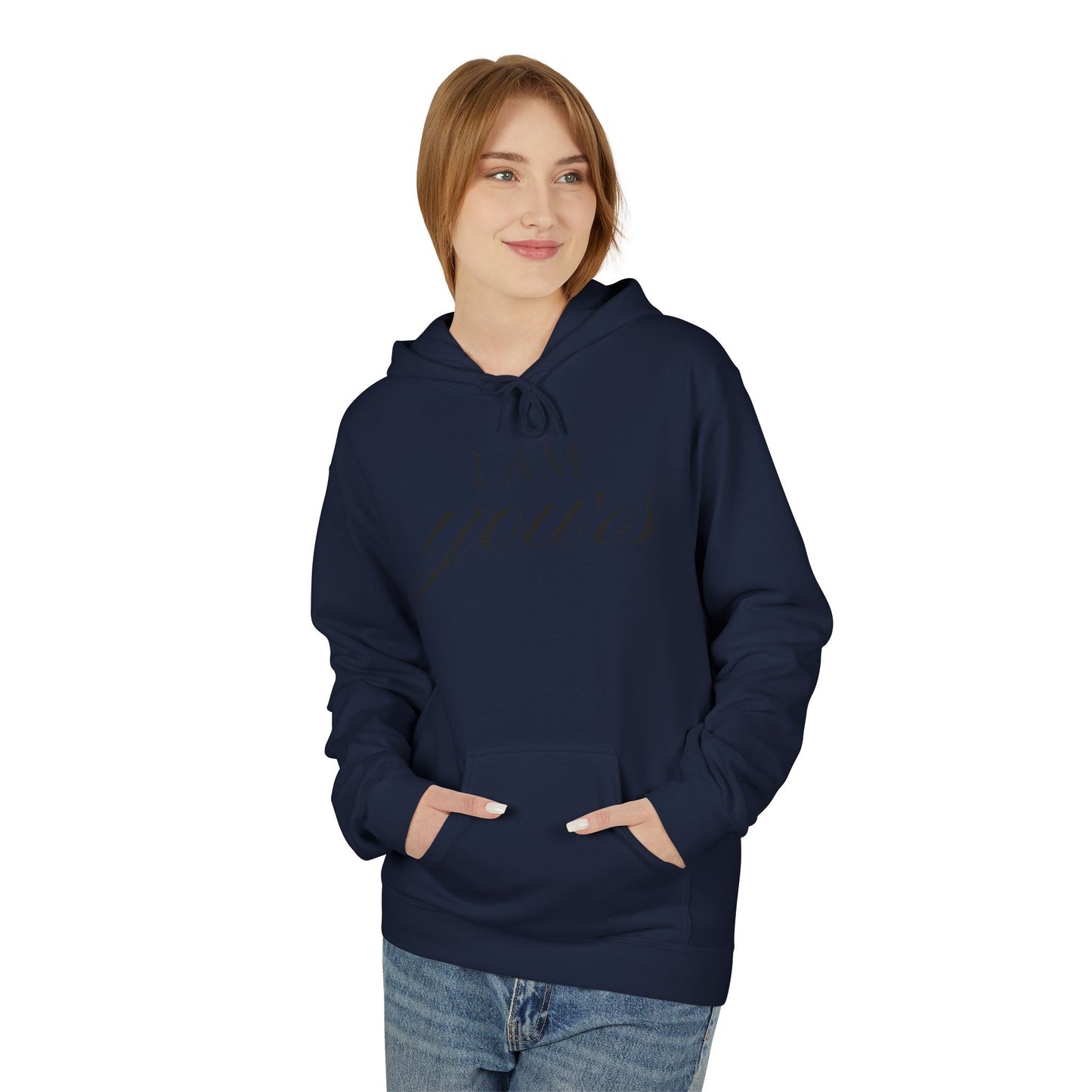 Hoodie "I Am Yours / You Are Mine" Romantic Script Pullover