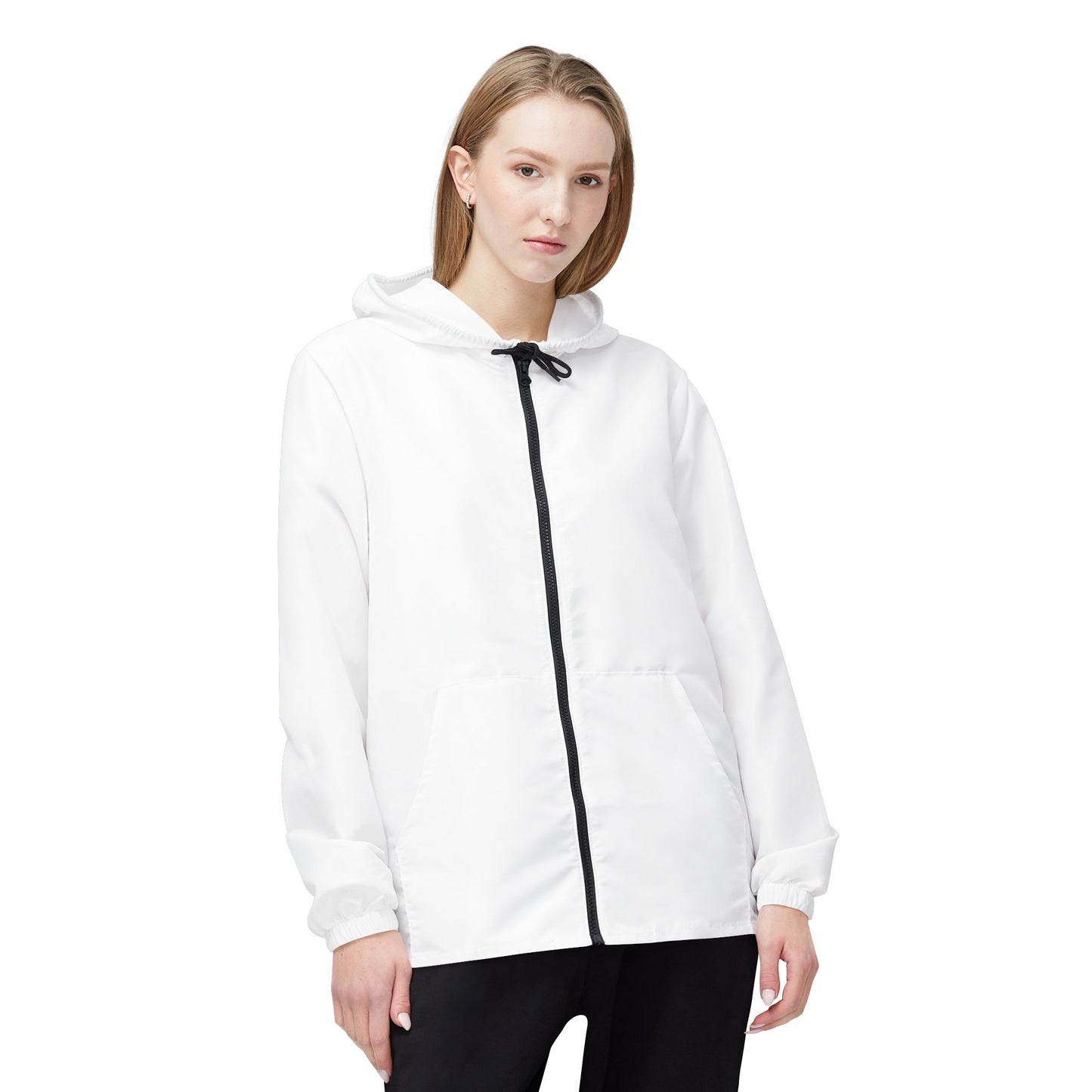 Skull & Wrenches Windbreaker Jacket – "Best Service" Graphic Hooded Windbreaker