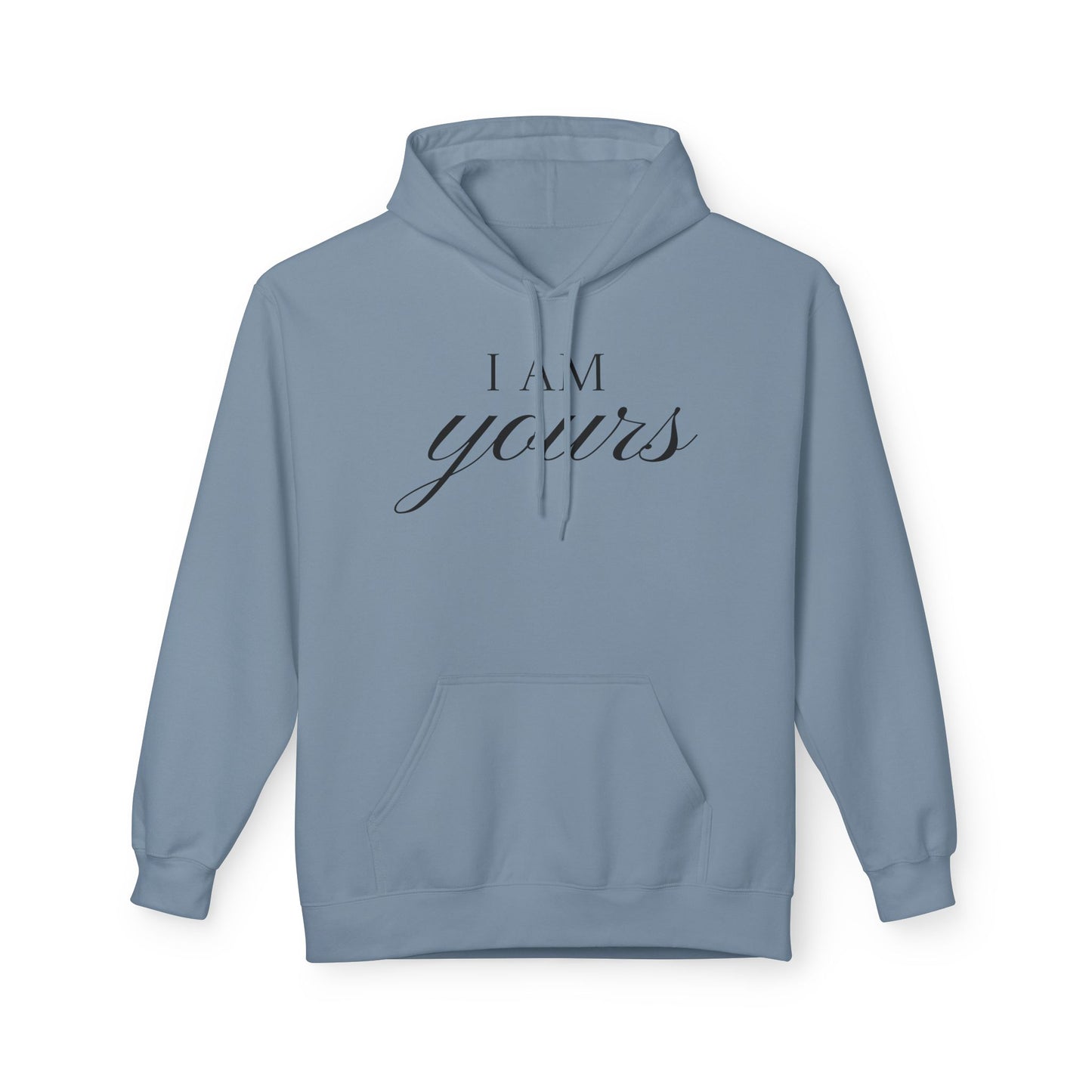 Hoodie "I Am Yours / You Are Mine" Romantic Script Pullover