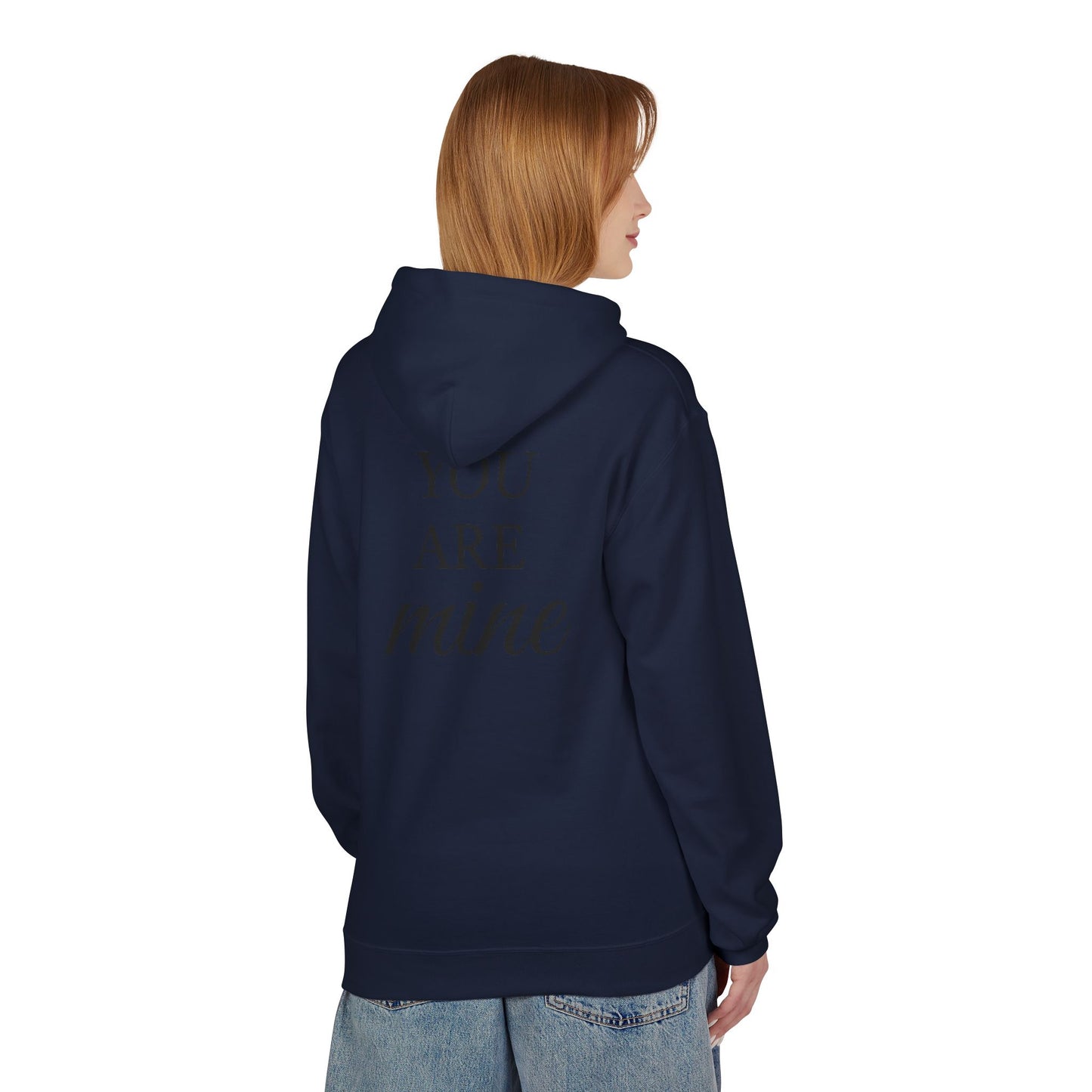 Hoodie "I Am Yours / You Are Mine" Romantic Script Pullover