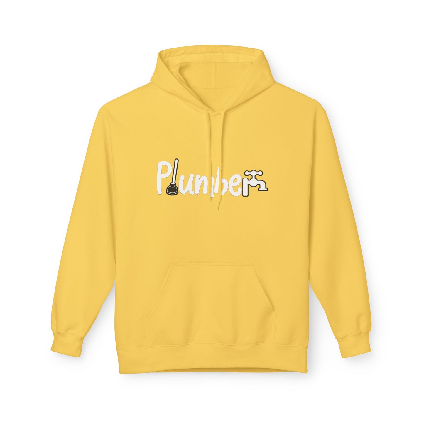 Plumber Hoodie - Funny Plumber Logo Pullover for Tradespeople