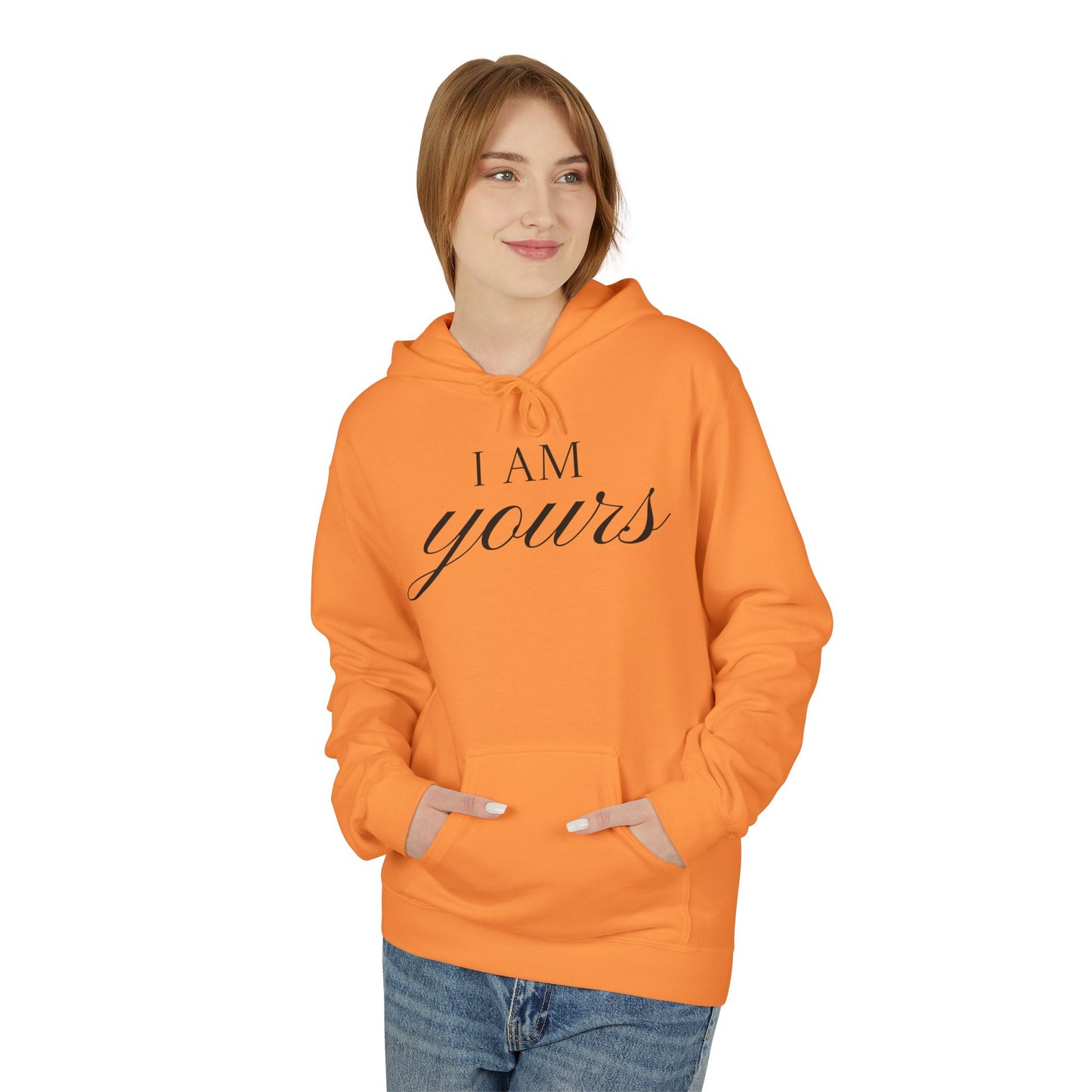 Hoodie "I Am Yours / You Are Mine" Romantic Script Pullover