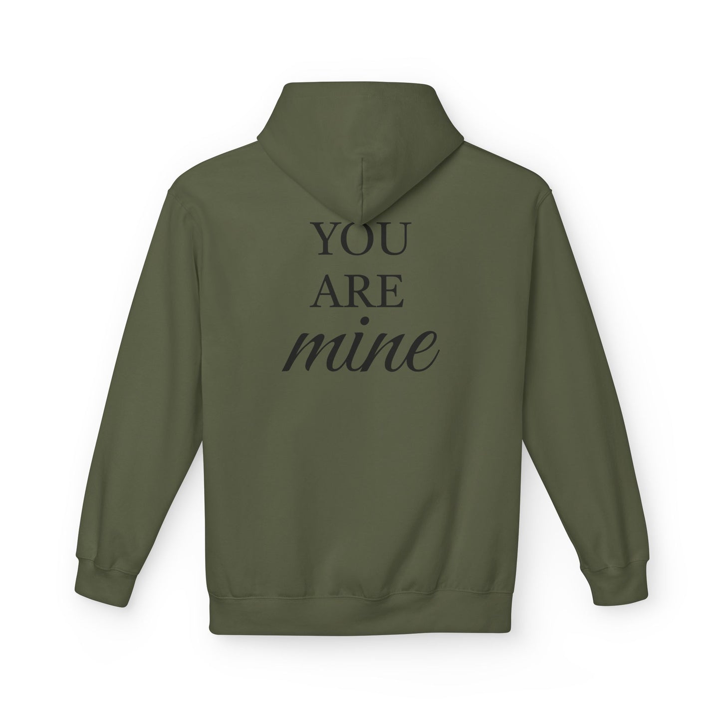 Hoodie "I Am Yours / You Are Mine" Romantic Script Pullover