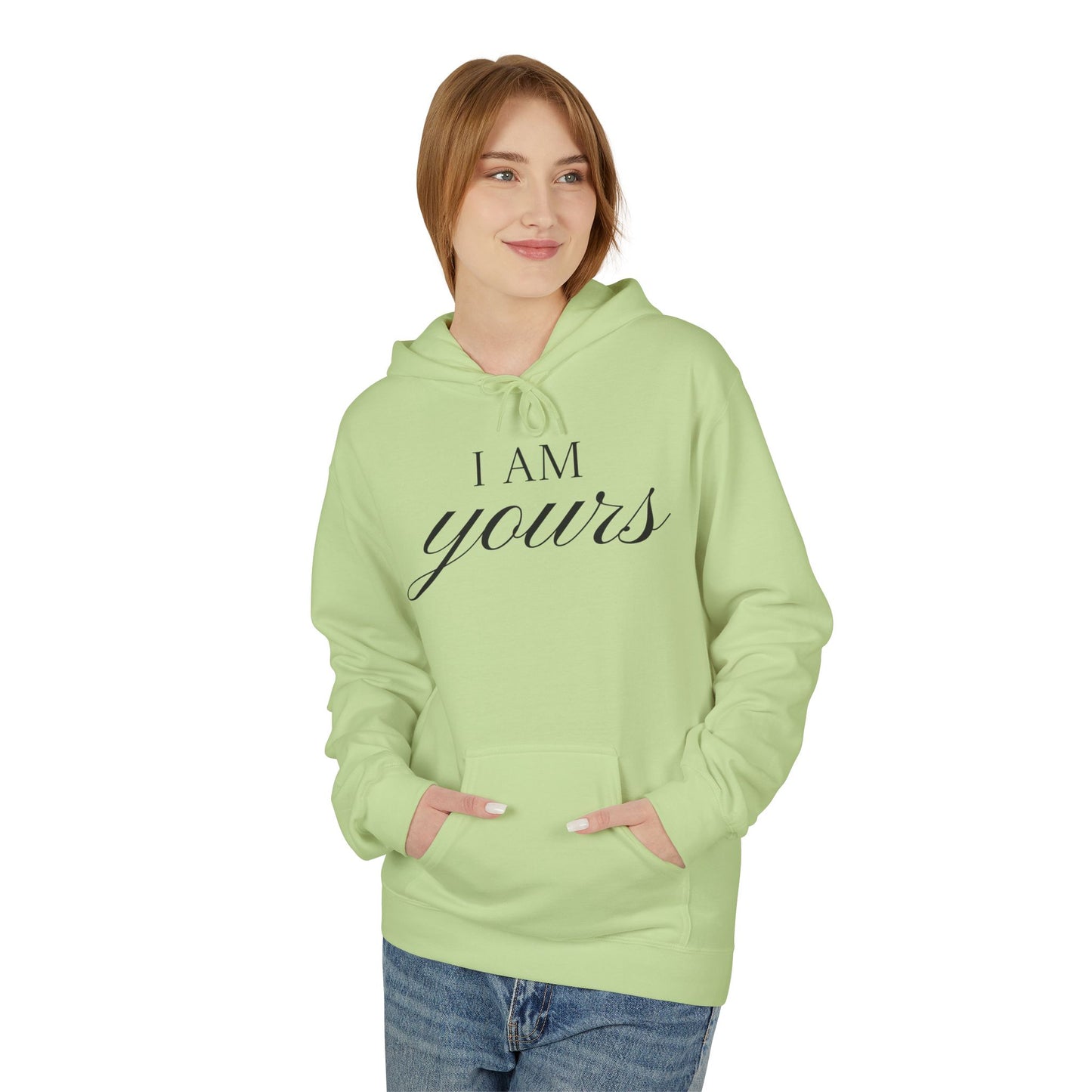 Hoodie "I Am Yours / You Are Mine" Romantic Script Pullover