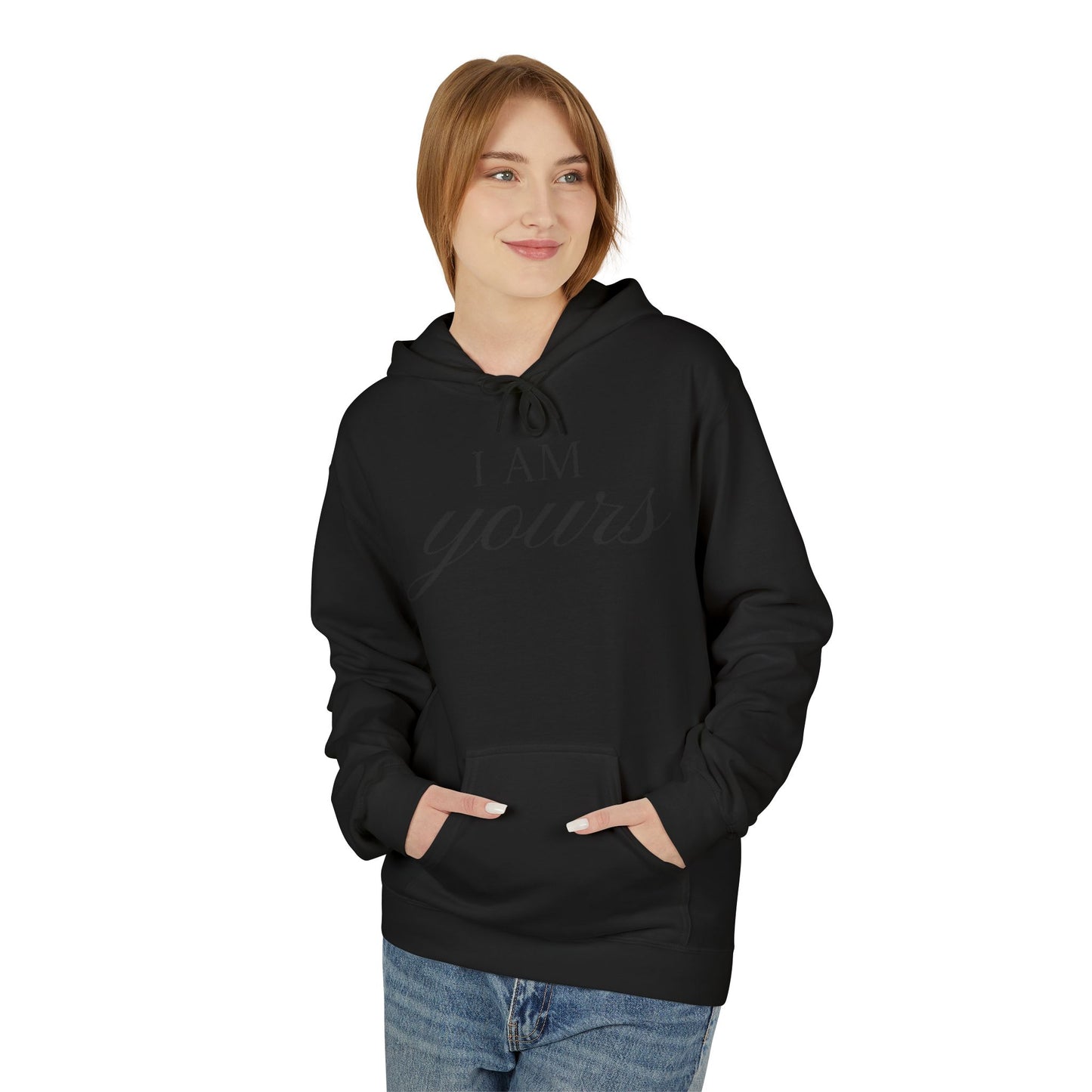 Hoodie "I Am Yours / You Are Mine" Romantic Script Pullover