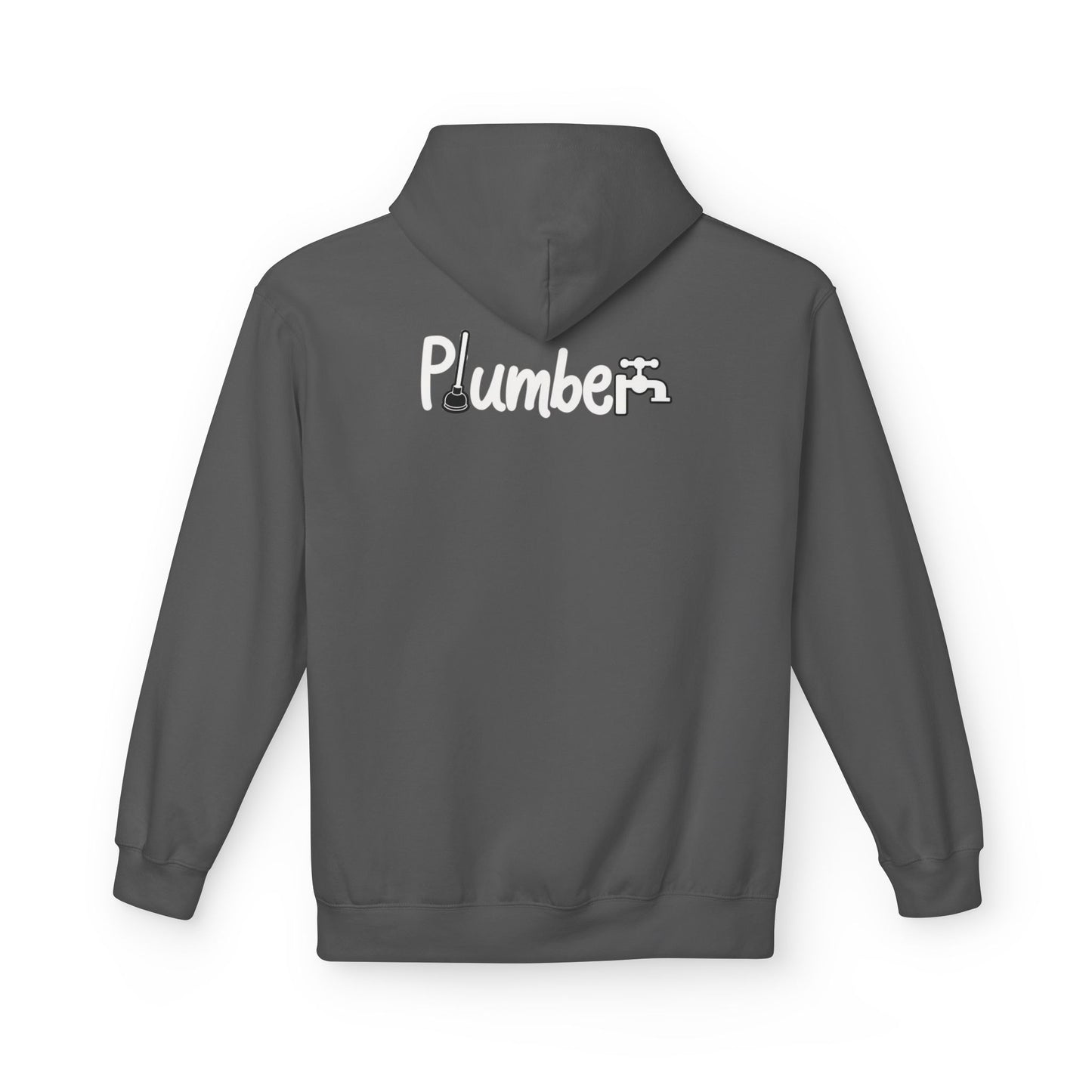 Plumber Hoodie - Funny Plumber Logo Pullover for Tradespeople