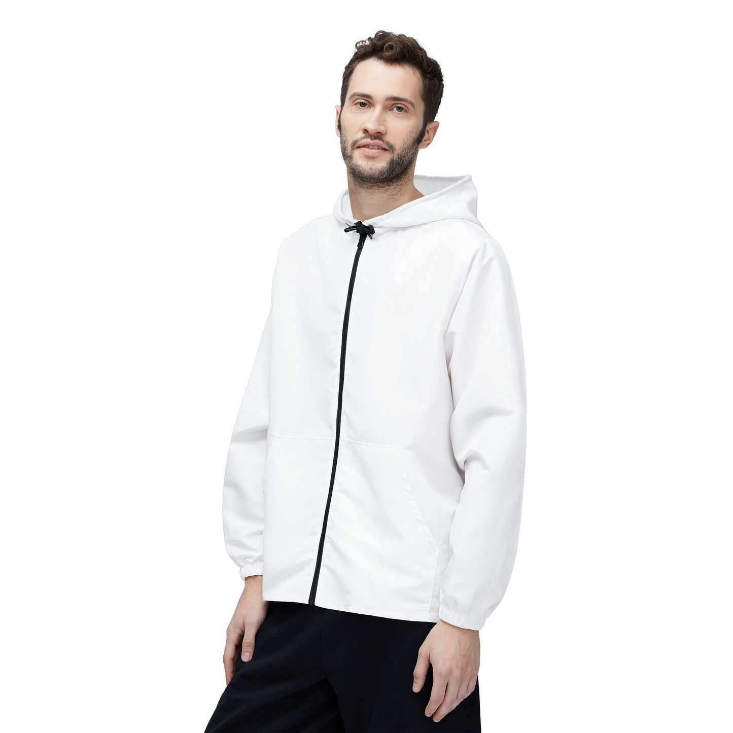 Skull & Wrenches Windbreaker Jacket – "Best Service" Graphic Hooded Windbreaker