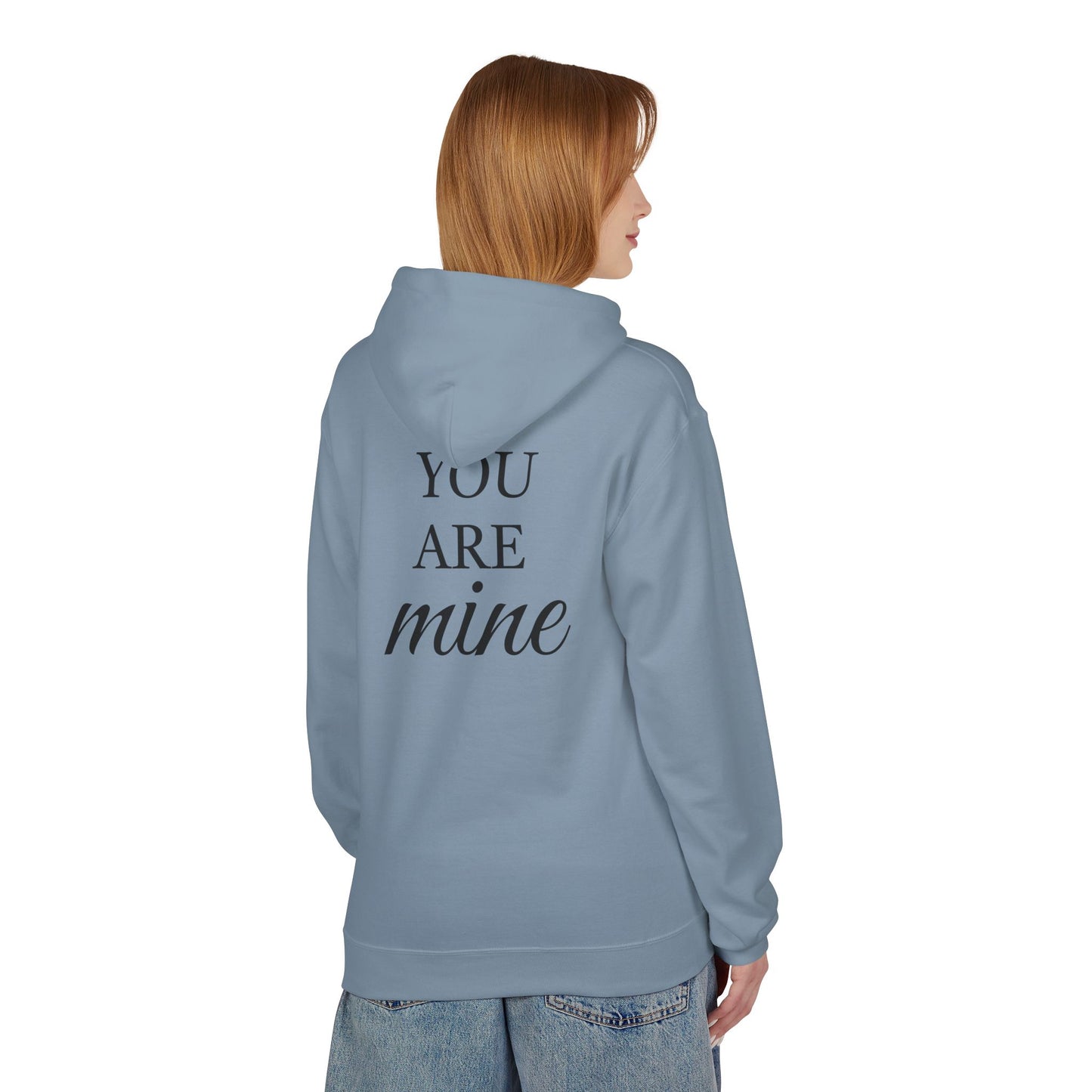Hoodie "I Am Yours / You Are Mine" Romantic Script Pullover